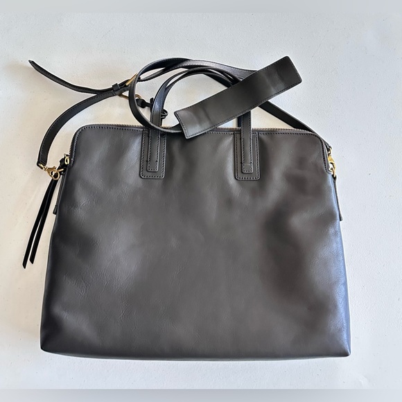 NWOT. Fossil Bridgitte Leather Laptop Bag - Picture 4 of 13